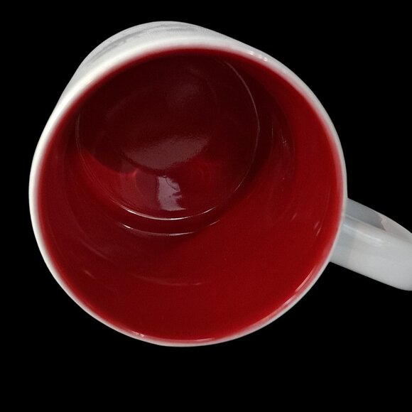 Disney Parks Ceramic Coffee Mug "Mickey Makes Monday Feel Like Friday" Red White - Picture 10 of 12